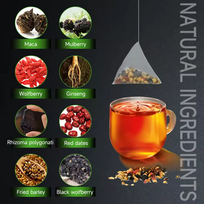Booster d'érection- Energie et vitalité masculine THÉ AUX SIX TRESORS DU GINSENG (Copie1)